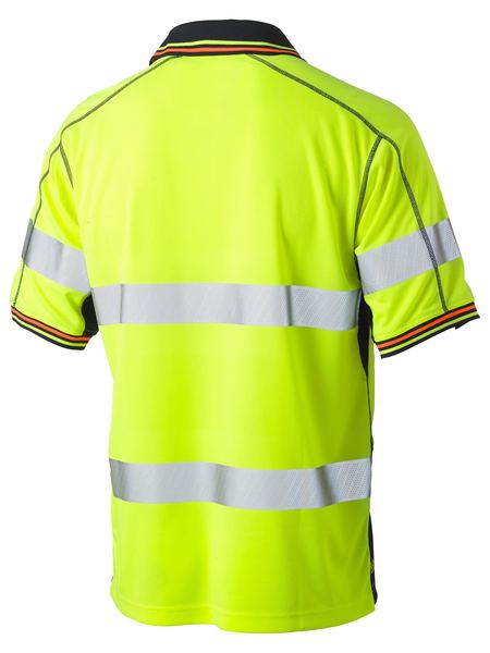Bisley Taped Hi Vis Mens Mesh Polyester Polo - BK1219T