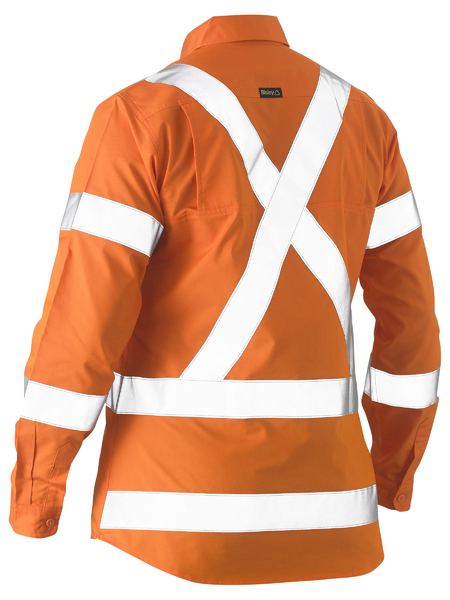 Bisley Womens Shirt L/S LW X Tape Recycled - BL6266XT