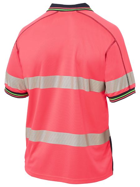 Bisley Taped Hi Vis Mens Mesh Polyester Polo - BK1219T