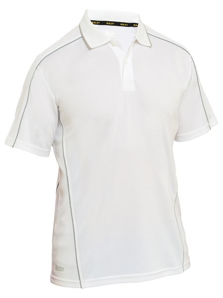Bisley Cool Mesh Short Sleeve Polo With Reflective Piping - BK1425