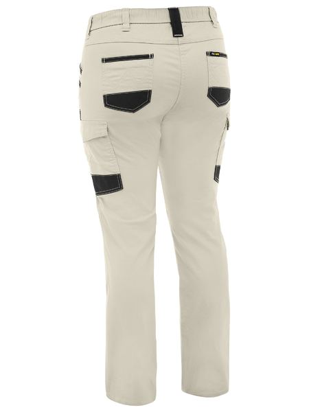 Bisley Womens Flx & Move Stretch Canvas Elastic Waist Cargo Pants - BPCL6338