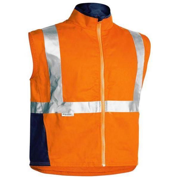 Bisley Taped HiVis 3-in-1 Drill Jacket - BJ6970T-Queensland workwear Supplies