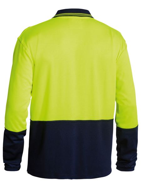 Bisley Hi Vis Long Sleeve Mens Polo - BK6234