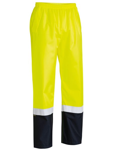 Bisley Taped Hi Vis Mens Rain Shell Pants - BP6965T