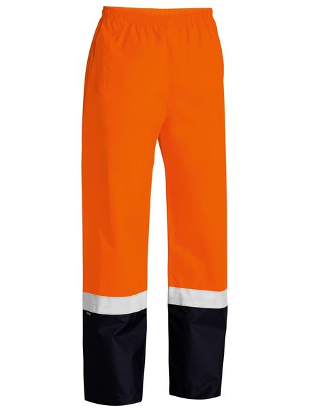 Bisley Taped Hi Vis Mens Rain Shell Pants - BP6965T