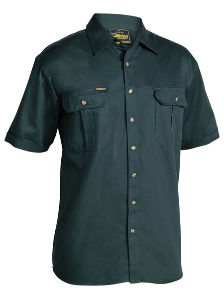 Bisley Original Cotton Short Sleeve Drill Shirt - BS1433