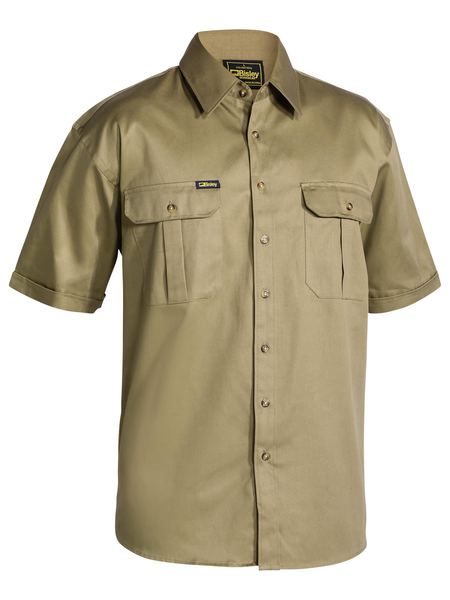 Bisley Original Cotton Short Sleeve Drill Shirt - BS1433