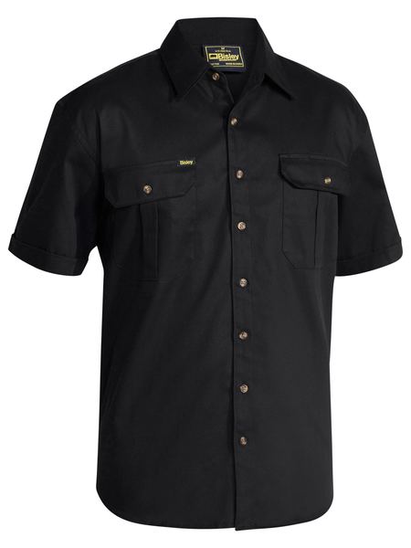 Bisley Original Cotton Short Sleeve Drill Shirt - BS1433