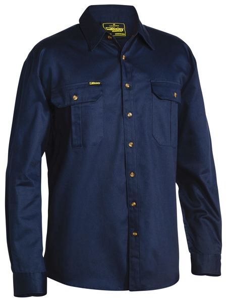 Bisley Original Cotton Long Sleeve Drill Shirt - BS6433