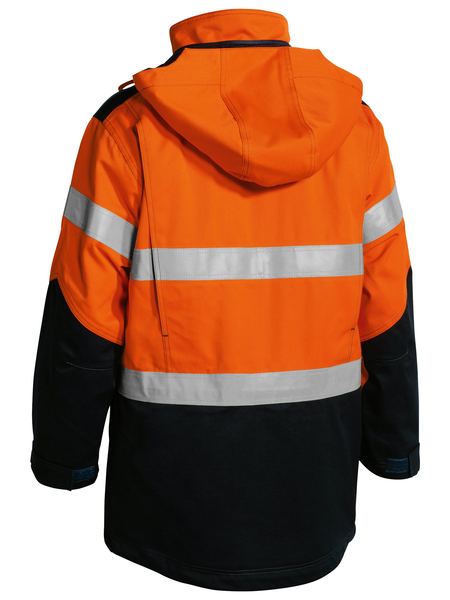 Bisley Taped Two Tone Hi Vis Fire Retardant (FR) Jacket - BJ8100T