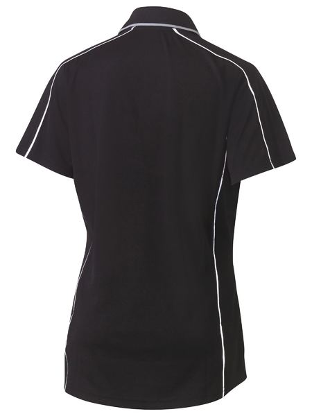 Bisley Womens Cool Mesh Polo With Reflective Piping - BKL1425