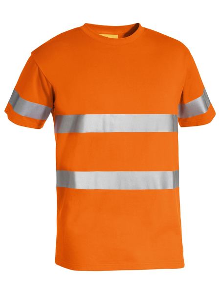 Bisley Taped Hi Vis Mens Cotton T-shirt - BK1017T