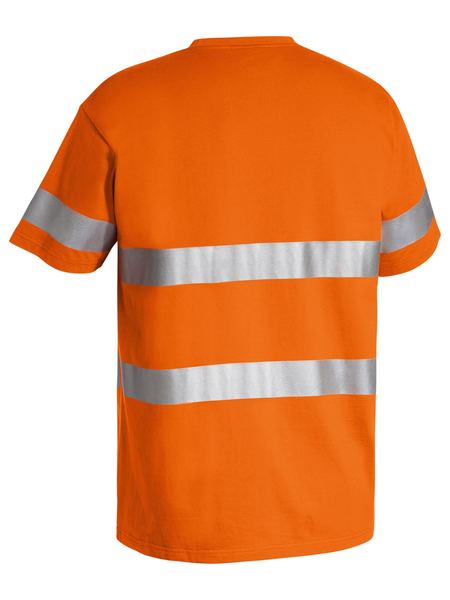 Bisley Taped Hi Vis Mens Cotton T-shirt - BK1017T