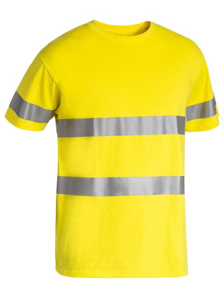 Bisley Taped Hi Vis Mens Cotton T-shirt - BK1017T