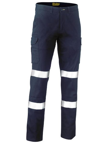 Bisley Taped Stretch Cotton Drill Cargo Pants - BPC6008T