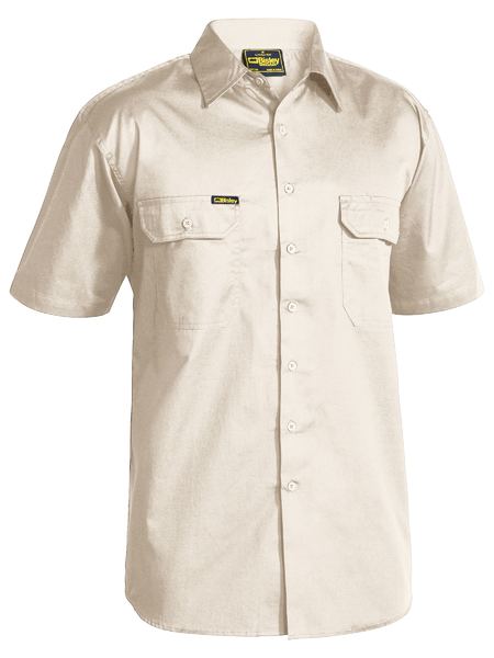 Bisley Cool Lightweight Short Sleeve Drill Shirt - BS1893