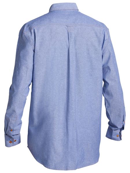 Bisley Mens Chambray Long Sleeve Shirt - B76407