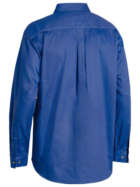 Bisley Closed Front Long Sleeve Cotton Drill Shirt - BSC6433