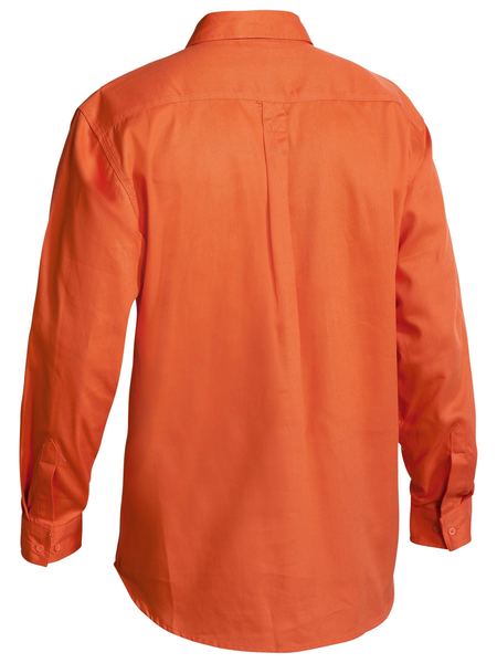 Bisley Closed Front Long Sleeve Cotton Drill Shirt - BSC6433