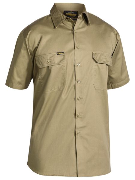 Bisley Cool Lightweight Short Sleeve Drill Shirt - BS1893