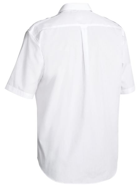 Bisley Epaulette Permanent Press Short Sleeve Shirt - B71526