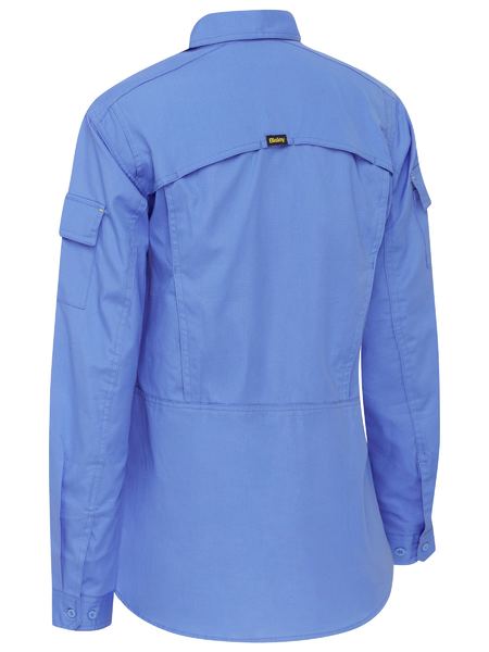 Bisley Womens X-Airflow Ripstop Long Sleeve Shirt - BL6414