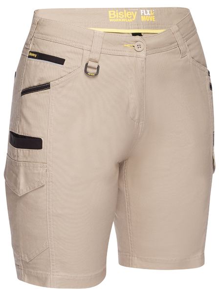 Bisley Womens Flx & Move Cargo Shorts - BSHL1044