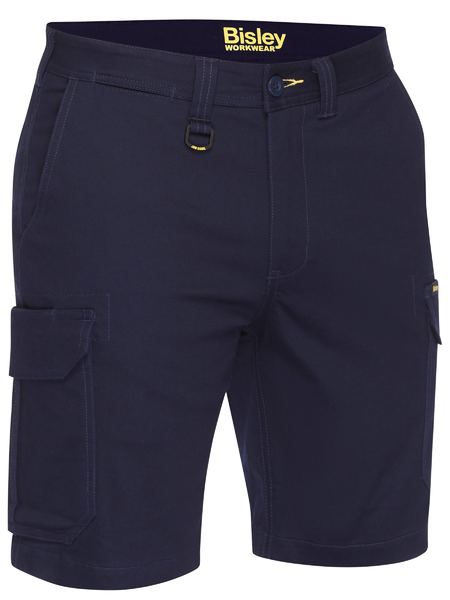 Bisley Mens Stretch Cotton Drill Cargo Shorts - BSHC1008