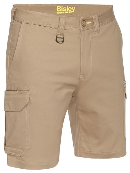 Bisley Mens Stretch Cotton Drill Cargo Shorts - BSHC1008