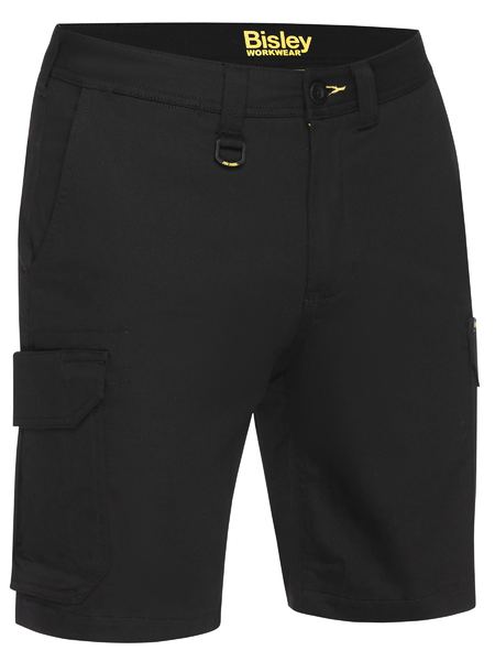 Bisley Mens Stretch Cotton Drill Cargo Shorts - BSHC1008