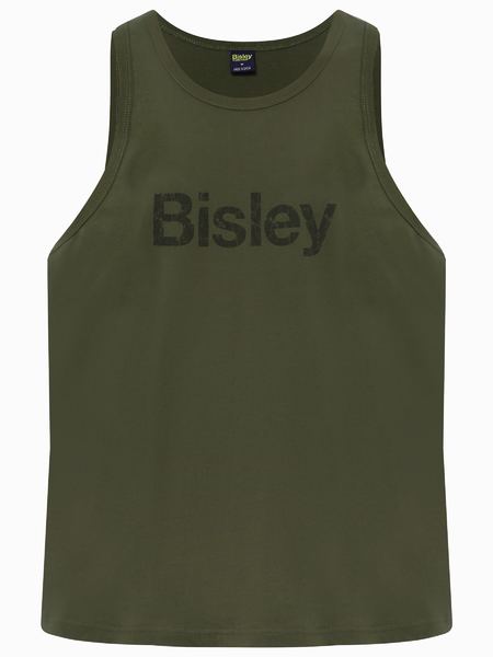 Bisley Cotton Logo Singlet - BKS063