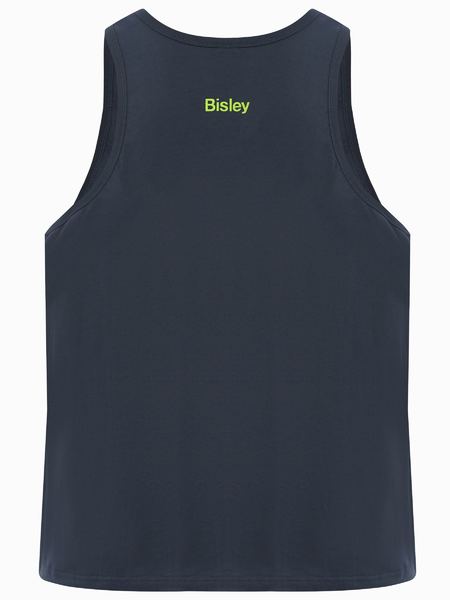 Bisley Cotton Logo Singlet - BKS063