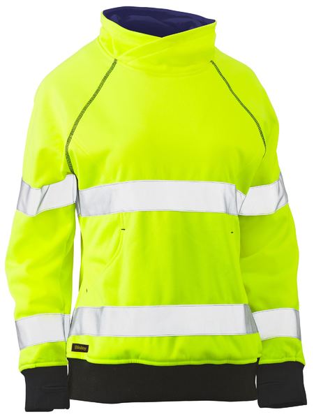 Bisley Womens Taped Hi Vis Fleece Jumper - BKL6818T