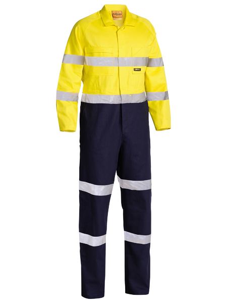 Bisley Taped Hi Vis Drill Coverall - BC6357T