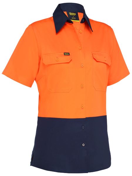 Bisley Womens Shirt Short Sleeve Cool Light Weight - BL1895