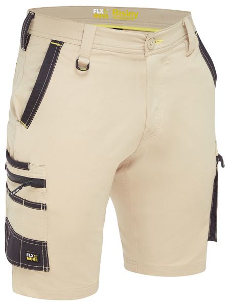 Bisley Flx & Move 4-Way Stretch Zip Cargo Short - BSHC1332