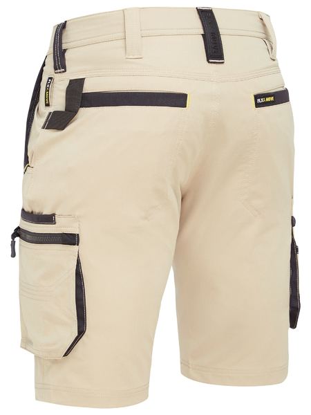 Bisley Flx & Move 4-Way Stretch Zip Cargo Short - BSHC1332