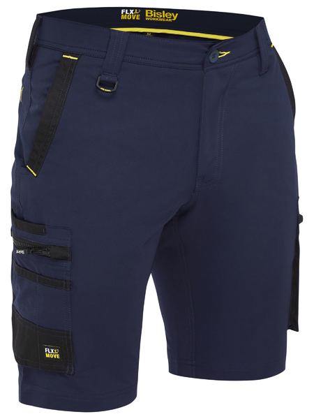 Bisley Flx & Move 4-Way Stretch Zip Cargo Short - BSHC1332