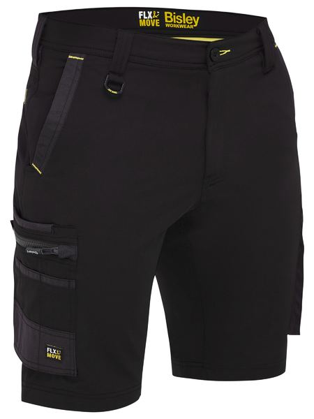 Bisley Flx & Move 4-Way Stretch Zip Cargo Short - BSHC1332