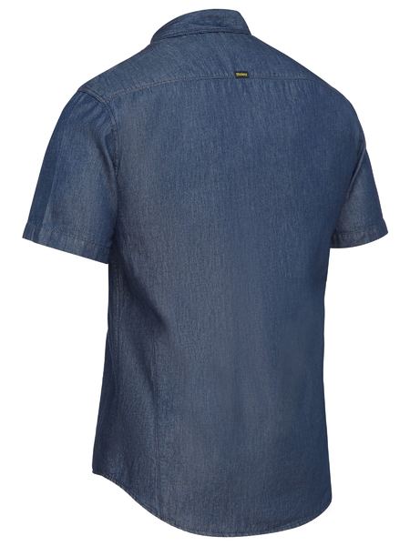 Bisley Mens Short Sleeve Denim Work Shirt - BS1602