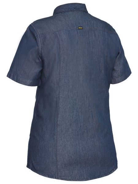 Bisley Womens Short Sleeve Denim Work Shirt - BL1602