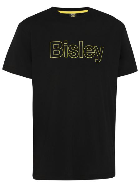 Bisley Cotton Outline Logo Tee - BKT084