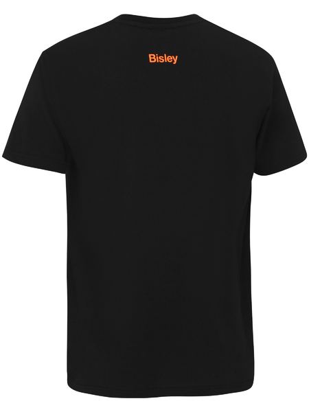 Bisley Cotton Outline Logo Tee - BKT084