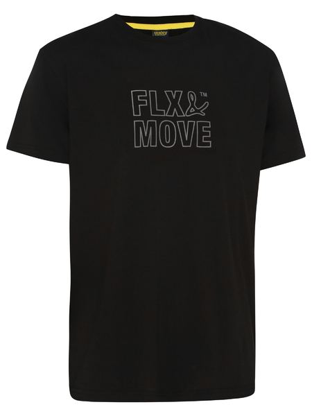 Bisley Flx & Move Cotton Outline Print Tee - BKT085