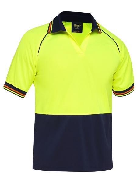 Bisley Recycle Two Tone Hi Vis Short Sleeve Polo - BK1440