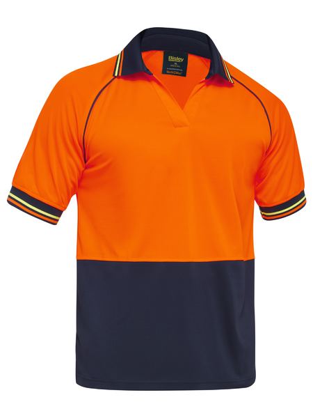 Bisley Recycle Two Tone Hi Vis Short Sleeve Polo - BK1440