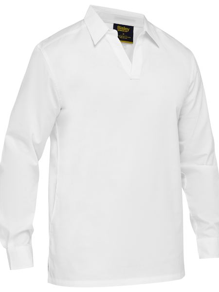 Bisley V-Neck Long Sleeve Shirt Food Safety Compliant - BS6404