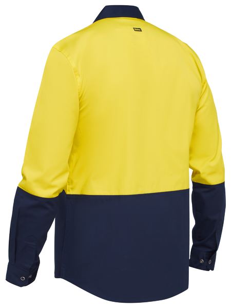 Bisley Two Tone Hi Vis Long Sleeve Shirt Food Industry - BS6442