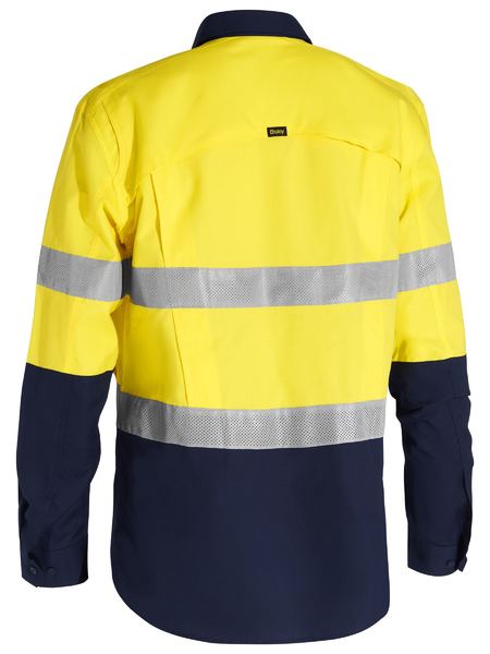 Bisley X Airflow‚ Closed Front Taped Hi Vis Ripstop Shirt - BSC6415T