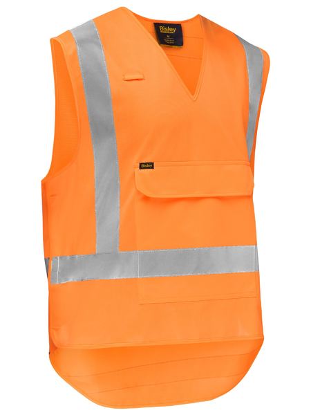 Bisley X Taped Hi Vis Detachable Safety Vest - BV0440XT